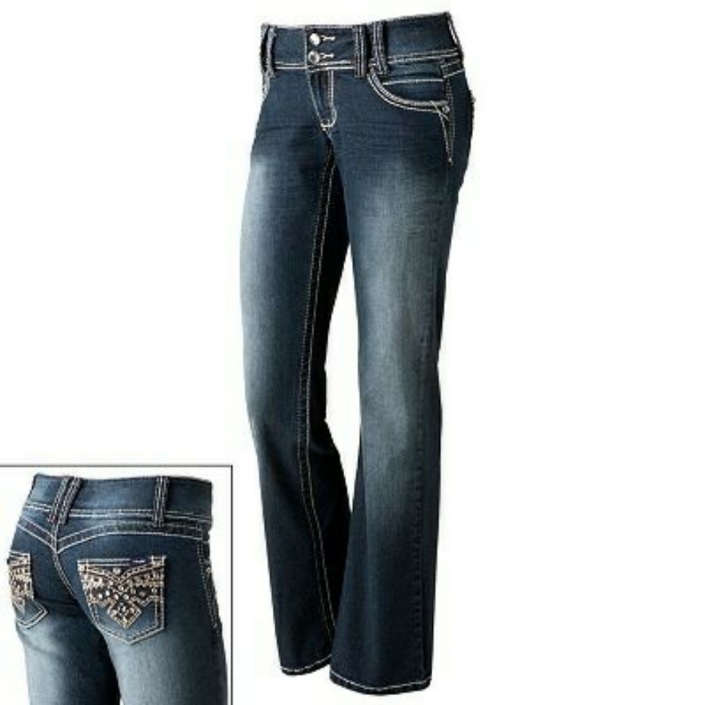 Angel's Destressed Jeans